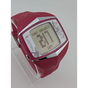 Polar Flow FT60 Heart Rate Monitor Digital Watch Magenta- Watch Only New Battery